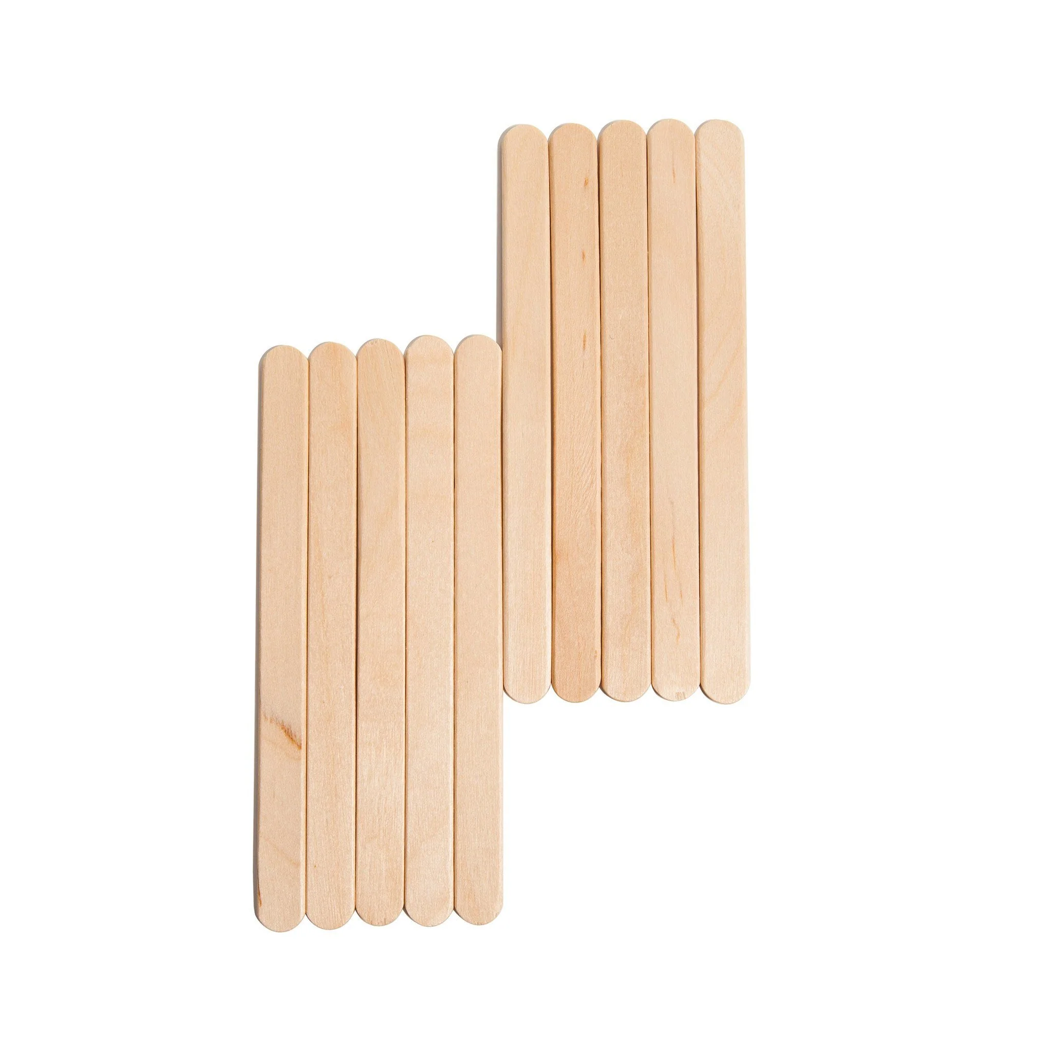 4.5" Wooden Wax Spatulas - Image 3
