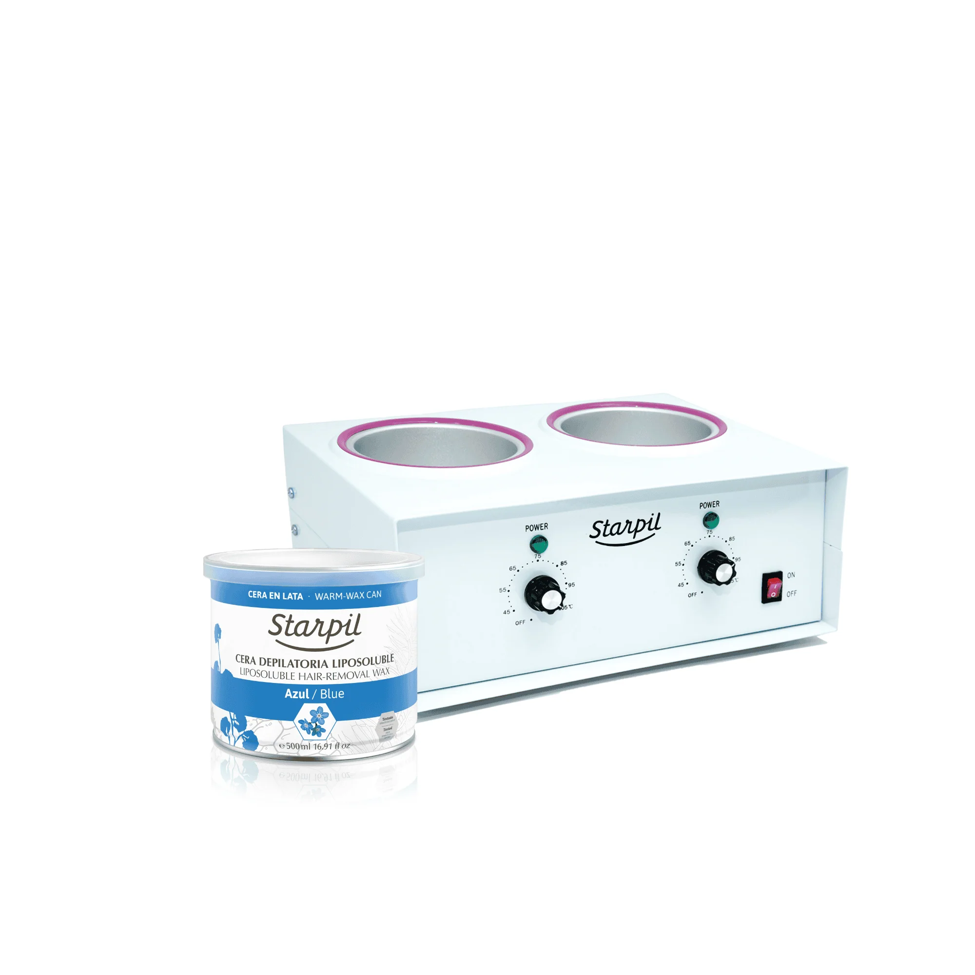 Double Soft Wax Warmer - 2.2lb - Image 5