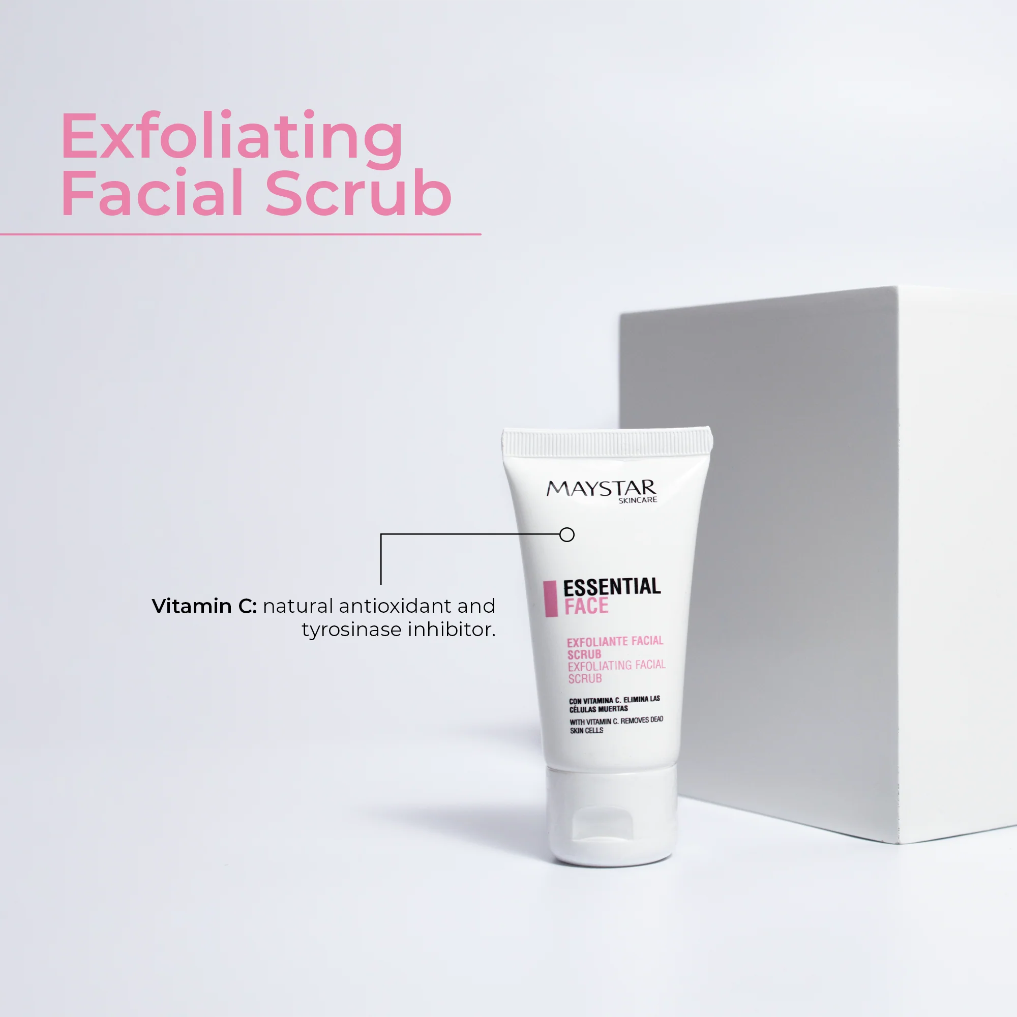 Exfoliating Facial Scrub (50mL) - Maystar Essential - Image 3