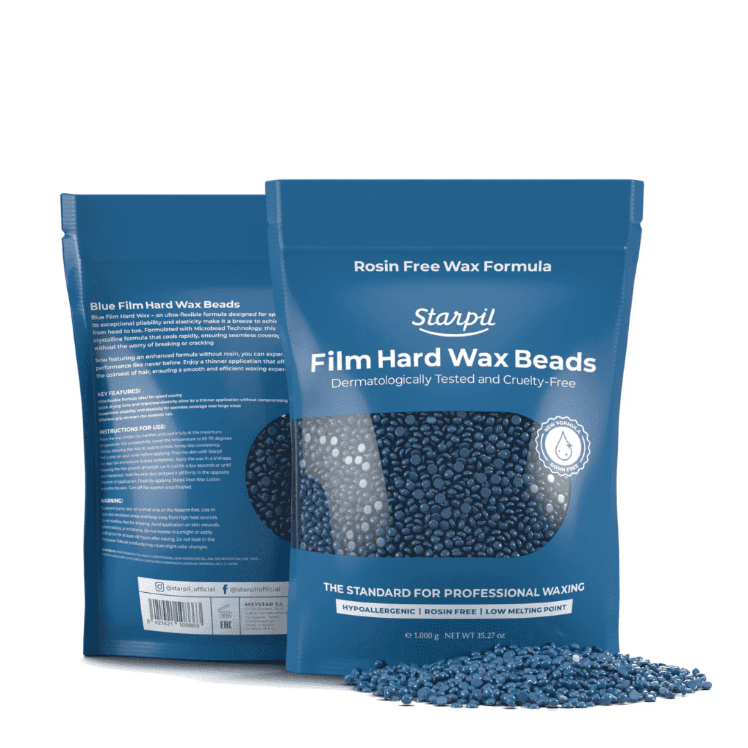 Hypoallergenic Blue Film Hard Wax Beads (1lb - 30lb) - Image 5