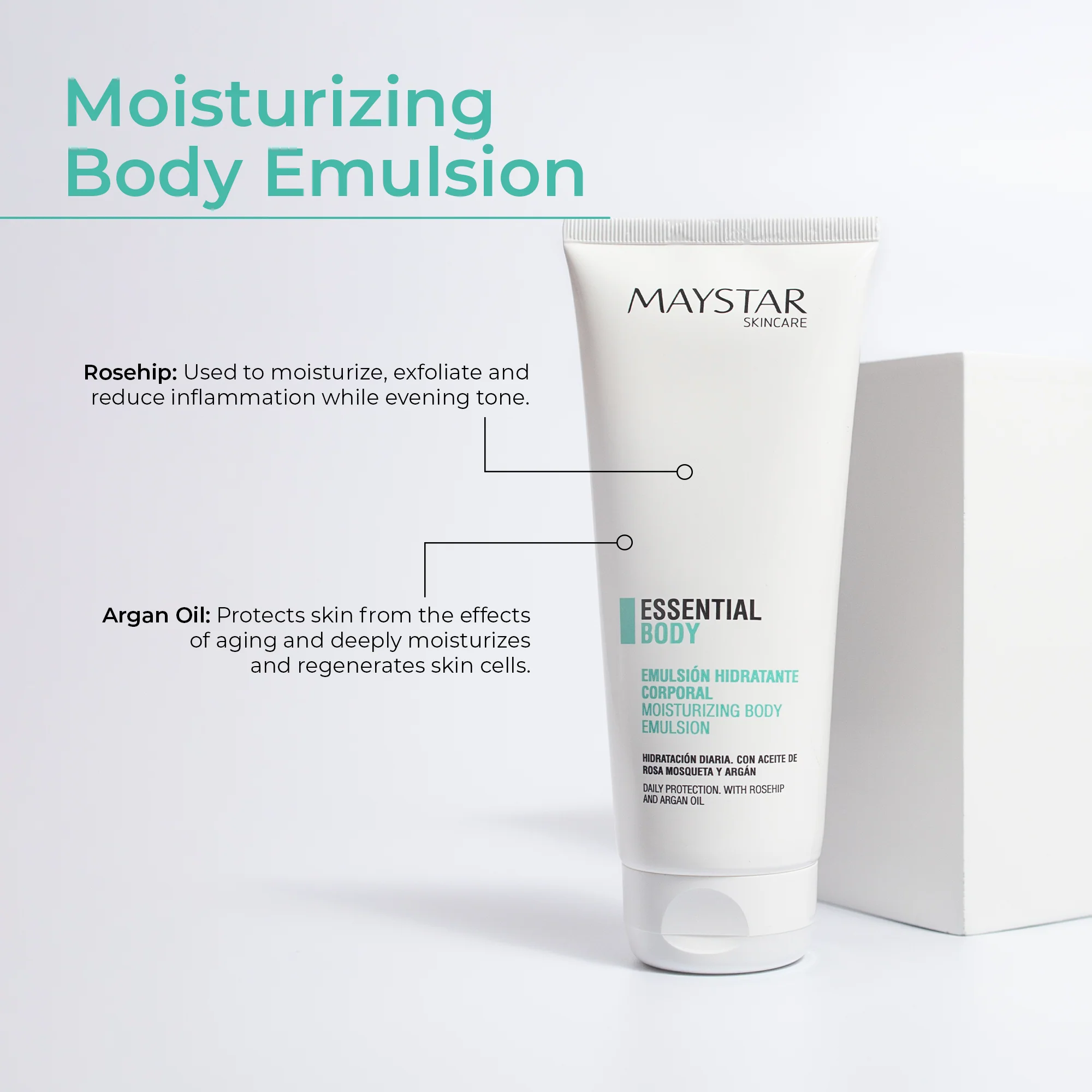 Moisturizing Body Lotion - Maystar Essential 200ml - Image 3