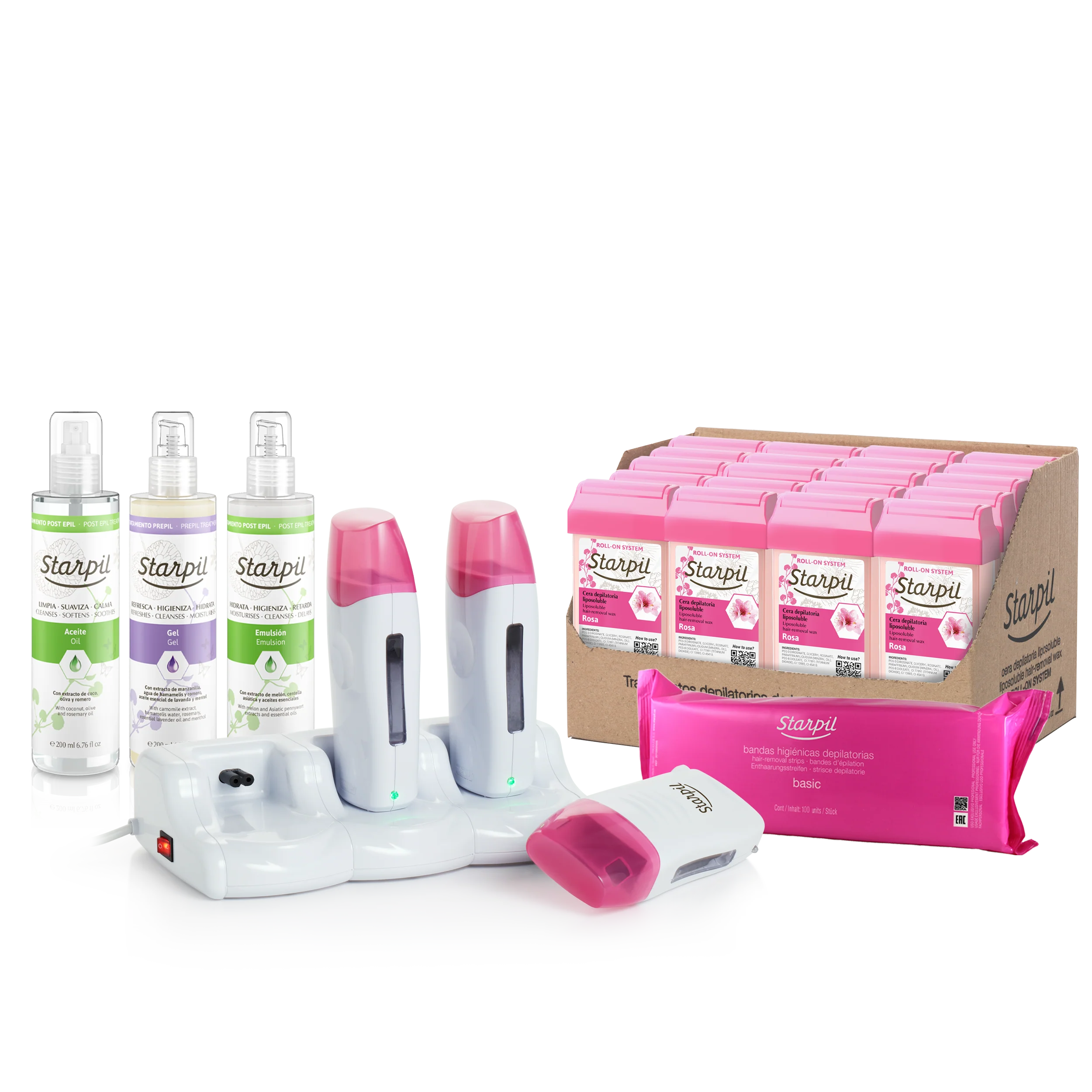 Professional Triple Roll-On Wax Kit - Image 10