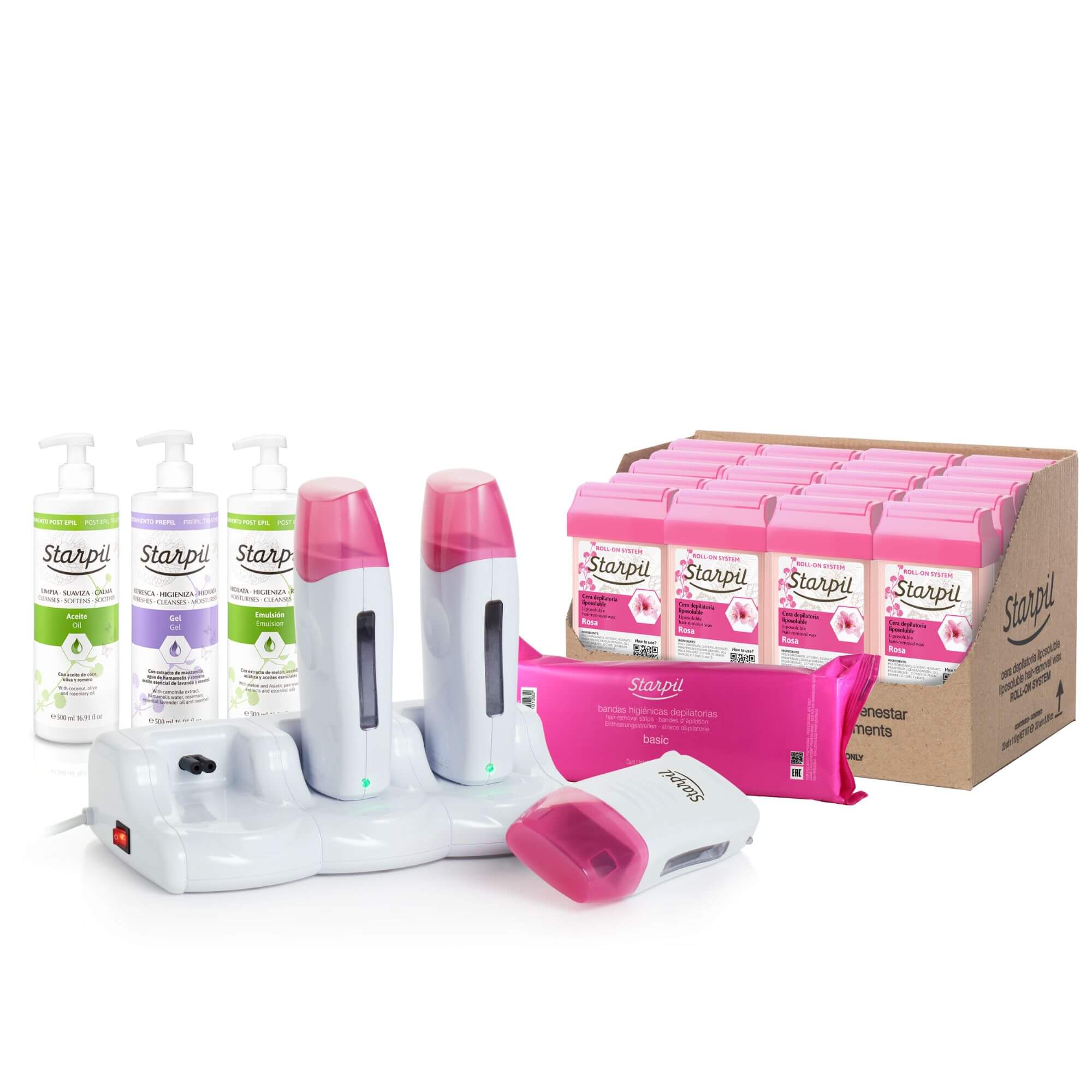 Professional Triple Roll-On Wax Kit - Image 3