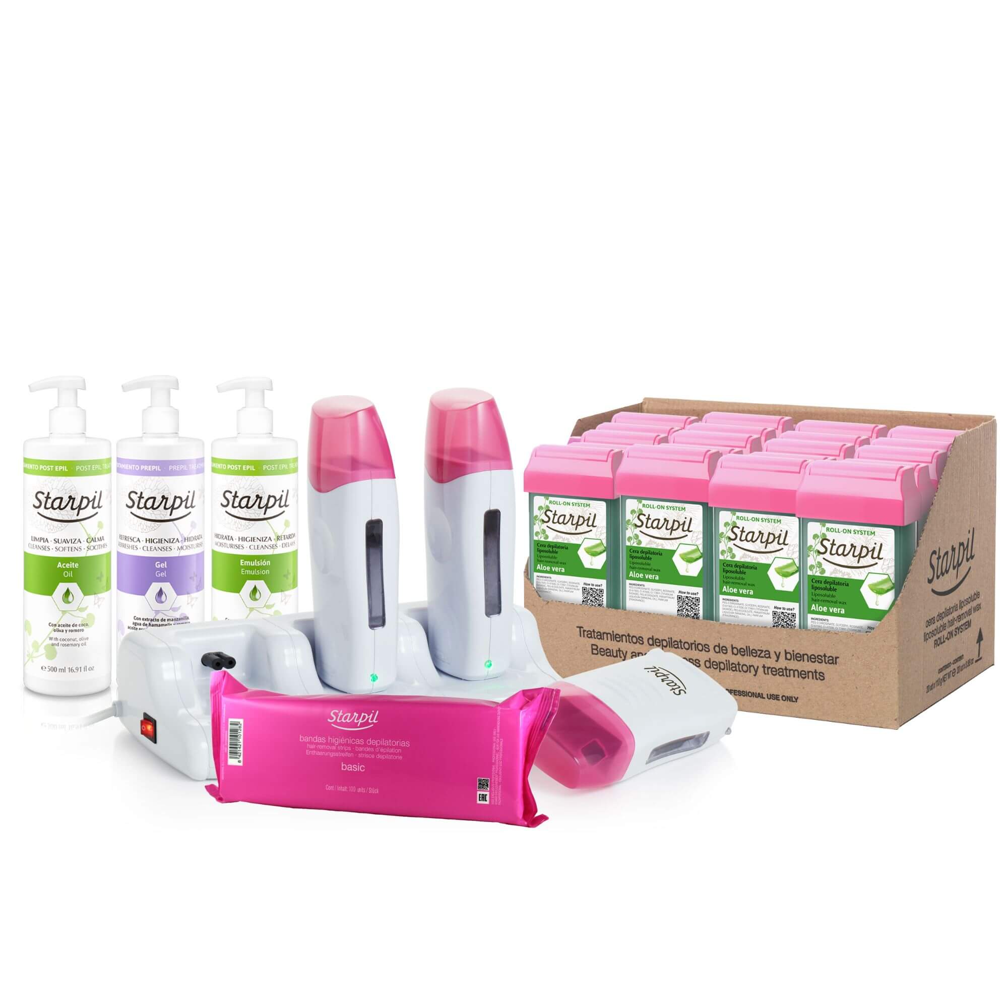 Professional Triple Roll-On Wax Kit - Image 4