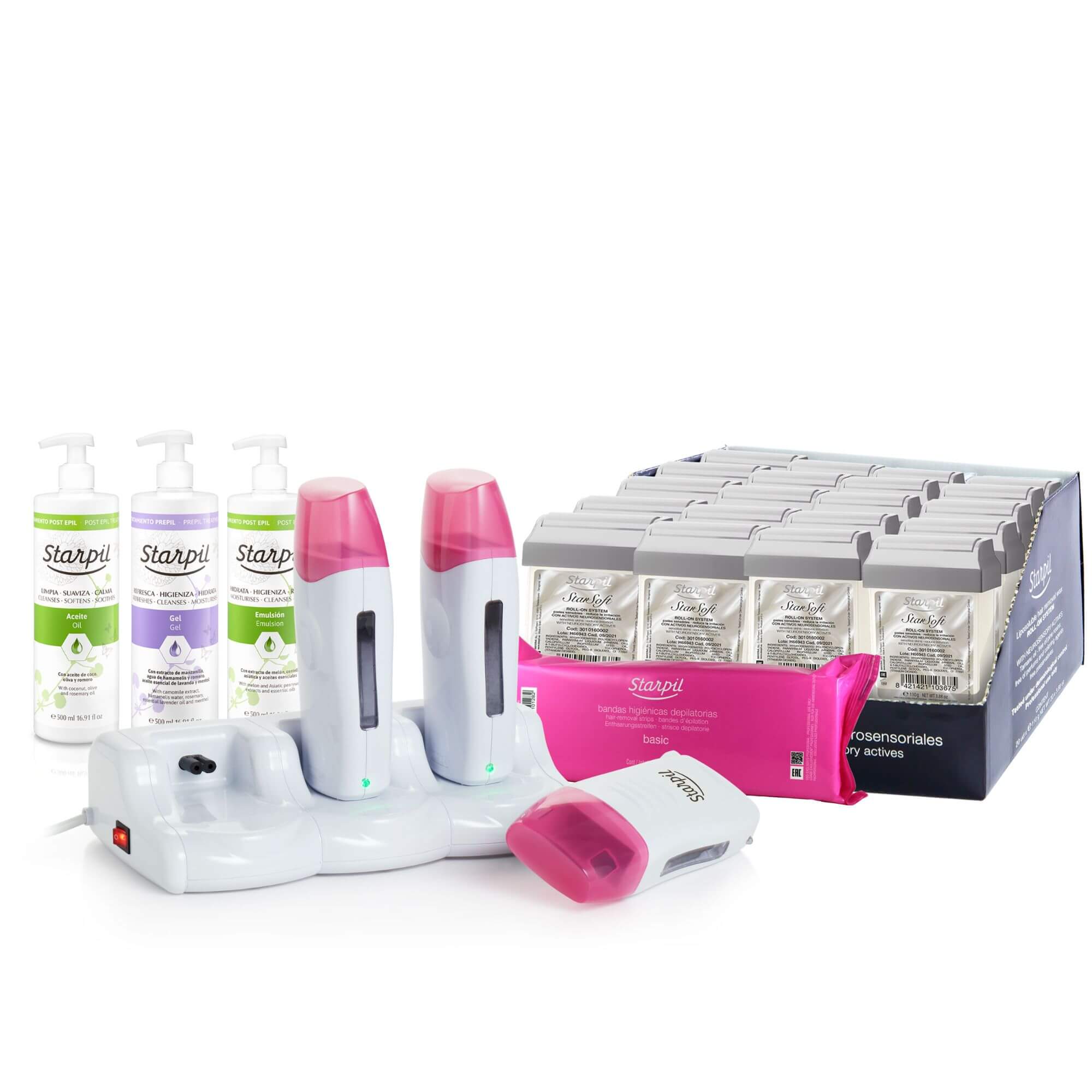 Professional Triple Roll-On Wax Kit - Image 7