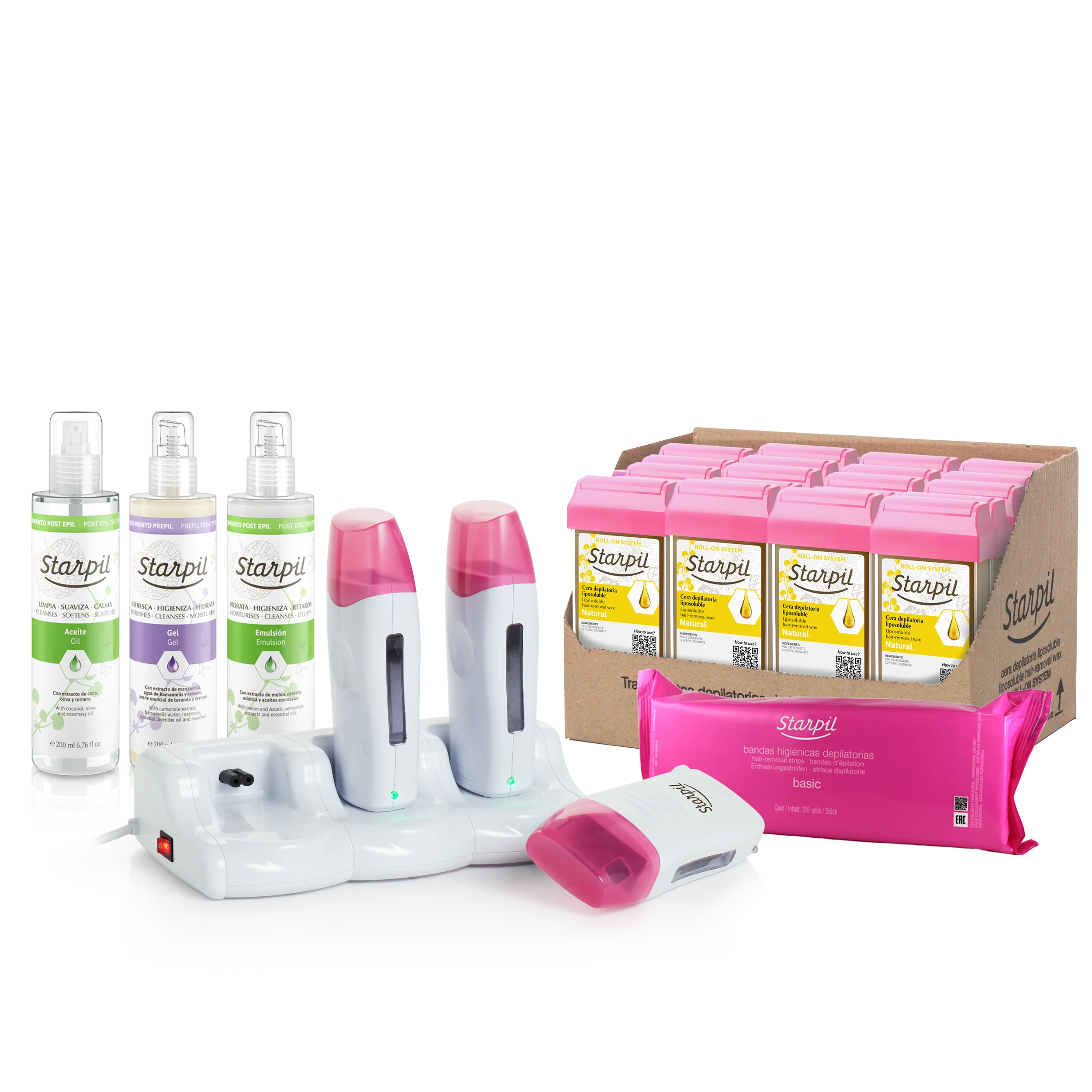 Professional Triple Roll-On Wax Kit - Image 8