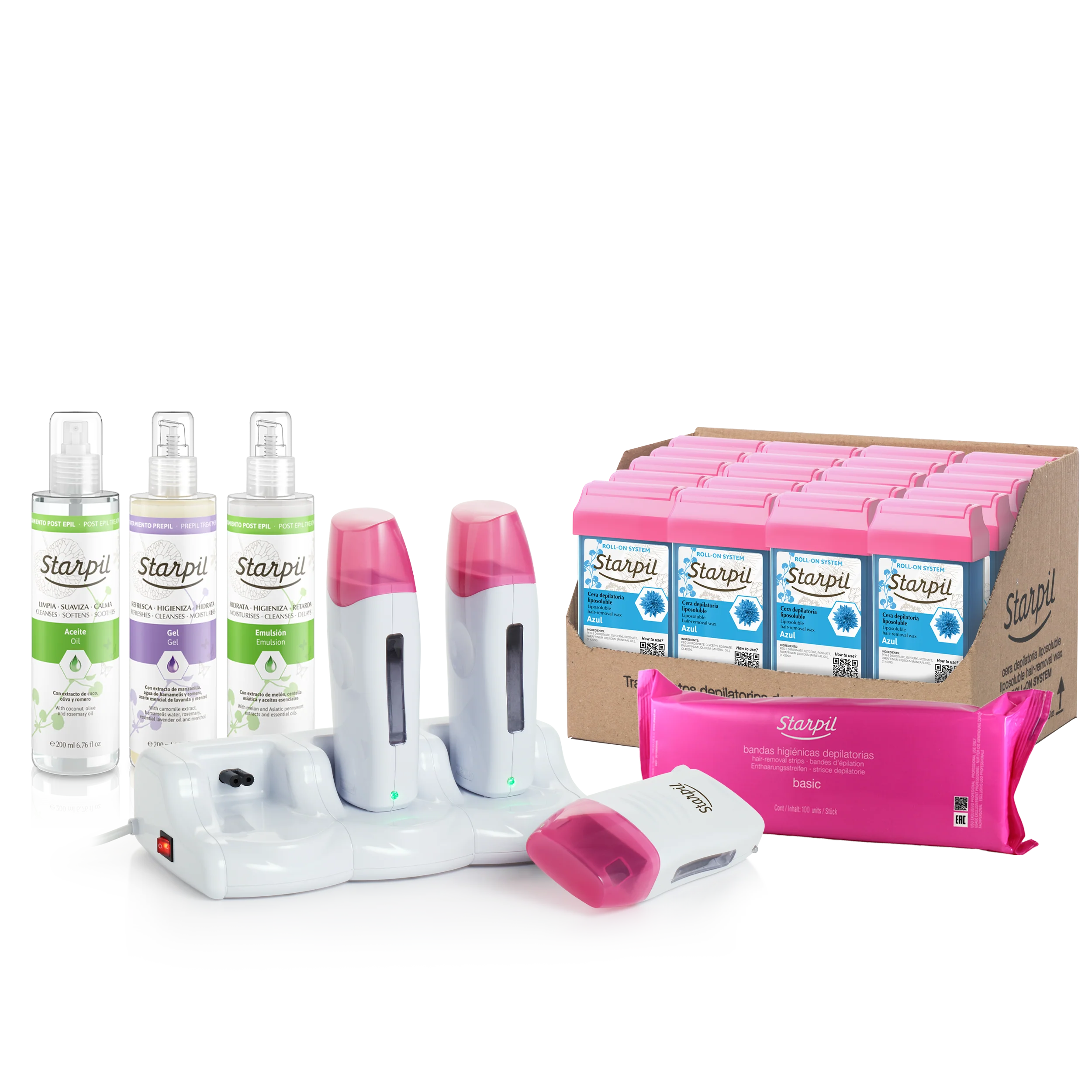 Professional Triple Roll-On Wax Kit - Image 9