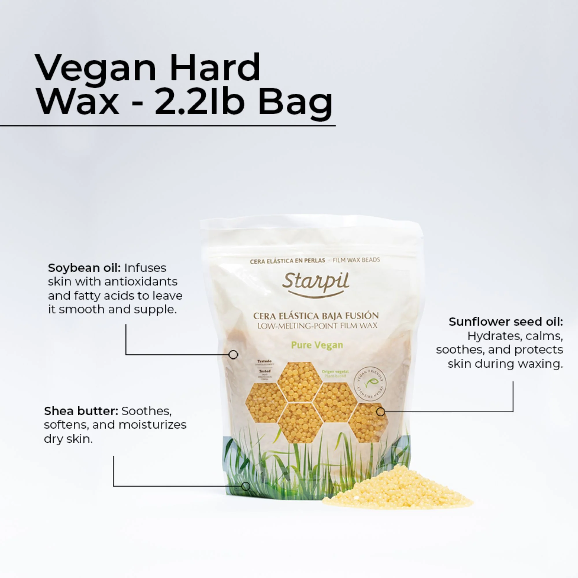 Vegan Hard Wax Beads - (2.2lb - 30lb) Limited Edition - Image 5